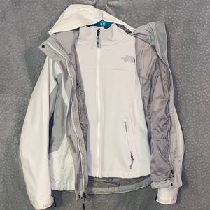 The north face 3 in 1 jacket